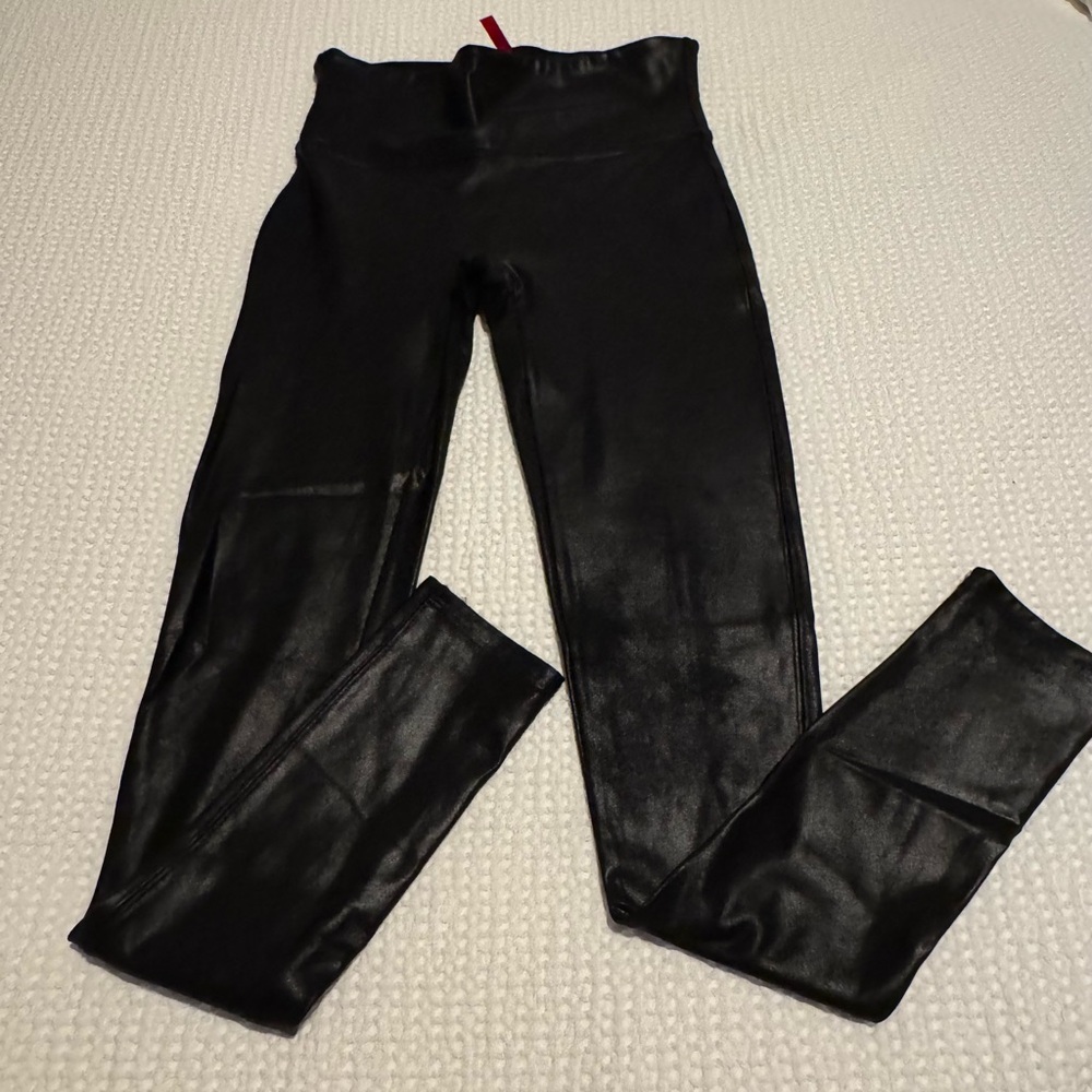 Faux Leather Spanx Leggings